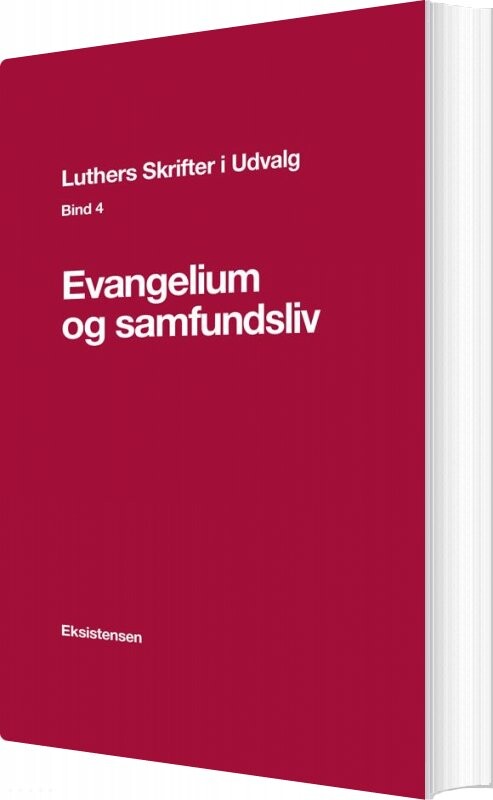 Billede af Luthers Skrifter I Udvalg. Bind 4 - Torben Christensen - Bog