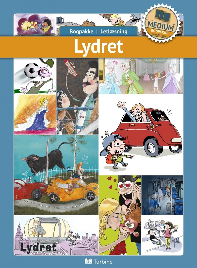 Lydret 0123 - Medium 20 Bøger - Bog