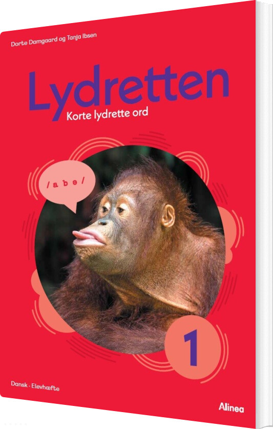 Billede af Lydretten 1, Korte Lydrette Ord - Dorte Damgaard - Bog