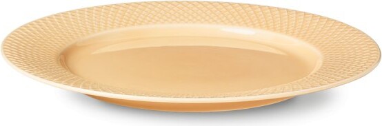 Lyngby Porcelæn - Rhombe Tallerken - 27 Cm - Sand