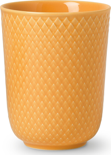 Lyngby Porcelæn - Rhombe Color Krus 33 Cl - Gul