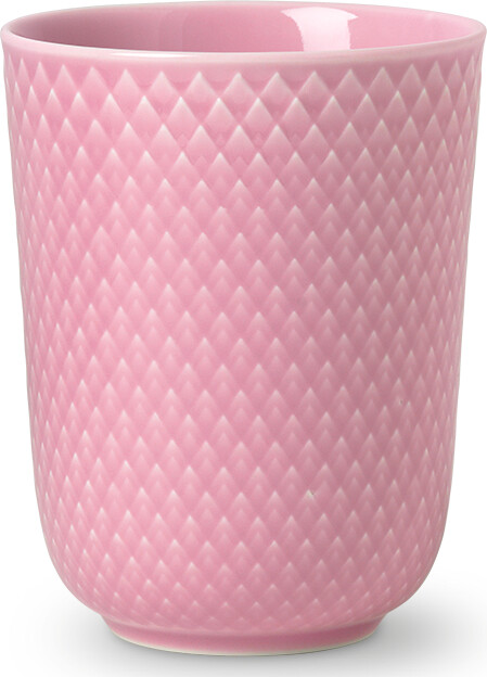 Lyngby Porcelæn - Rhombe Color Krus 33 Cl - Rosa