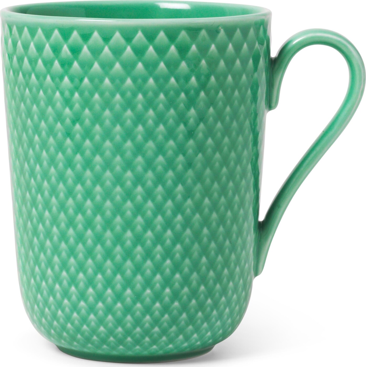 Lyngby Porcelæn - Rhombe Color Krus Med Hank - 33 Cl - Grøn