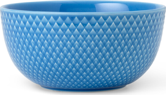 Lyngby Porcelæn - Rhombe Color Skål 13 Cm - Blå