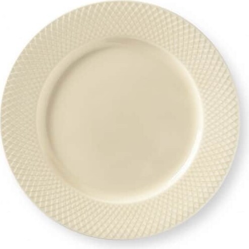 Lyngby Porcelæn - Rhombe Earth Middagstallerken - 27 Cm - Marmor