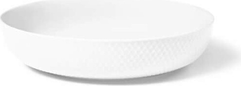 Lyngby Porcelæn - Rhombe Hvid Serveringsskål - 28,5 Cm