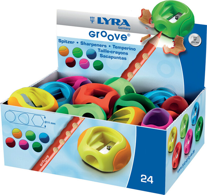 Lyra - Blyantspidser - Groove - Assorteret