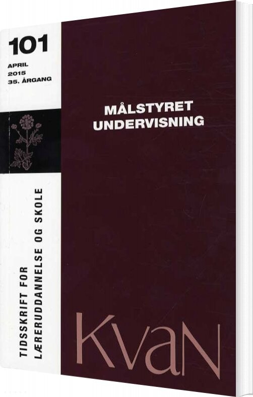 Kvan 101 – Målstyret Undervisning – Andreas Rasch Christensen M.fl. – Bog