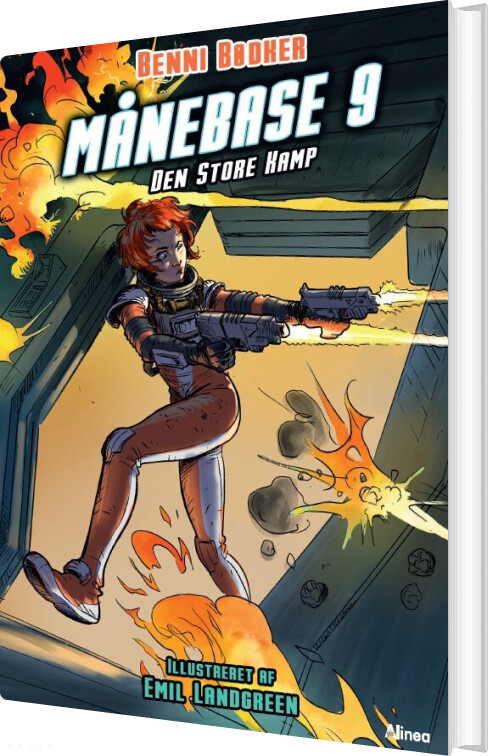 Månebase 9, Den Store Kamp, Rød Læseklub - Benni Bødker - Bog