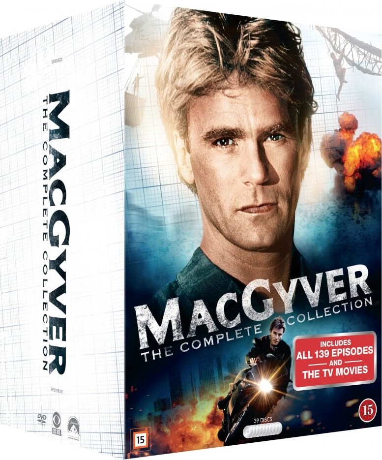Macgyver Box - Komplet - Sæson 1-7 - DVD - Tv-serie