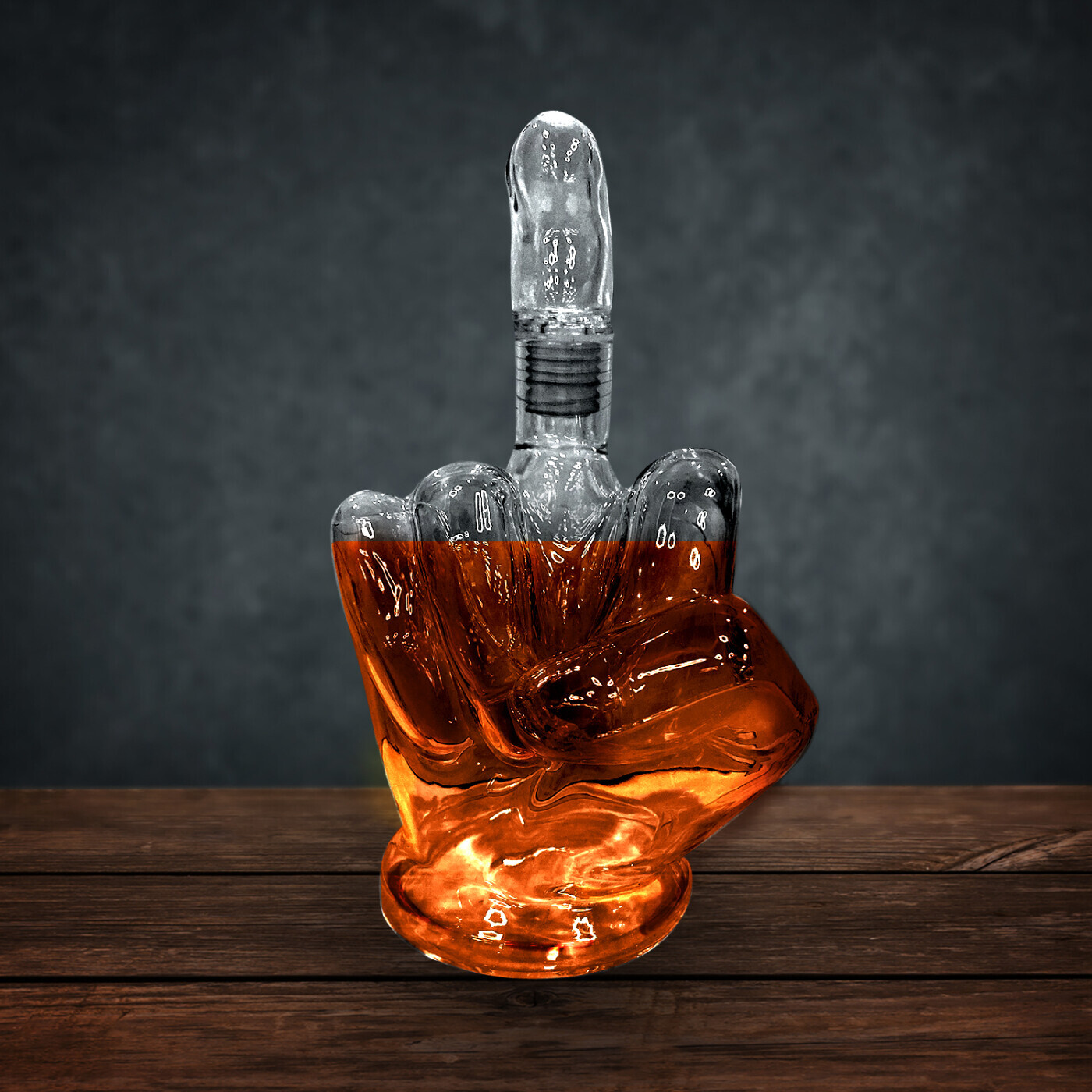 Mad Monkey - Up Yours Decanter - Langefinger Karaffel - 1 Liter