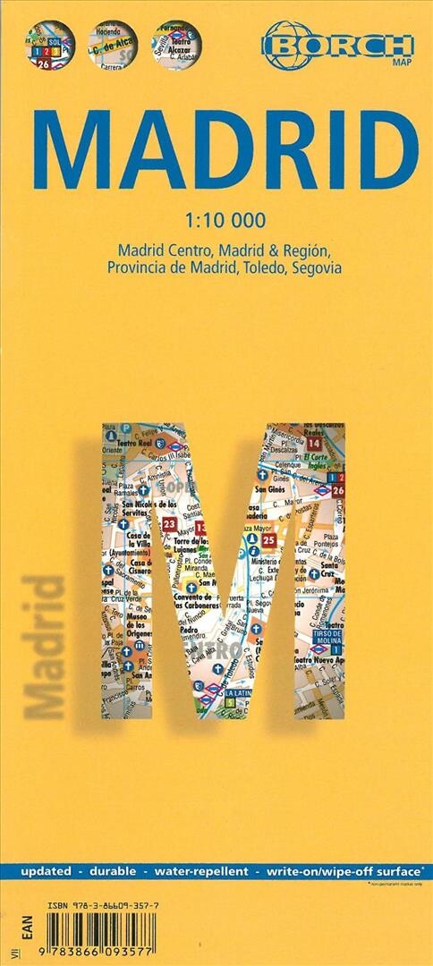Madrid - Borch Maps - English book