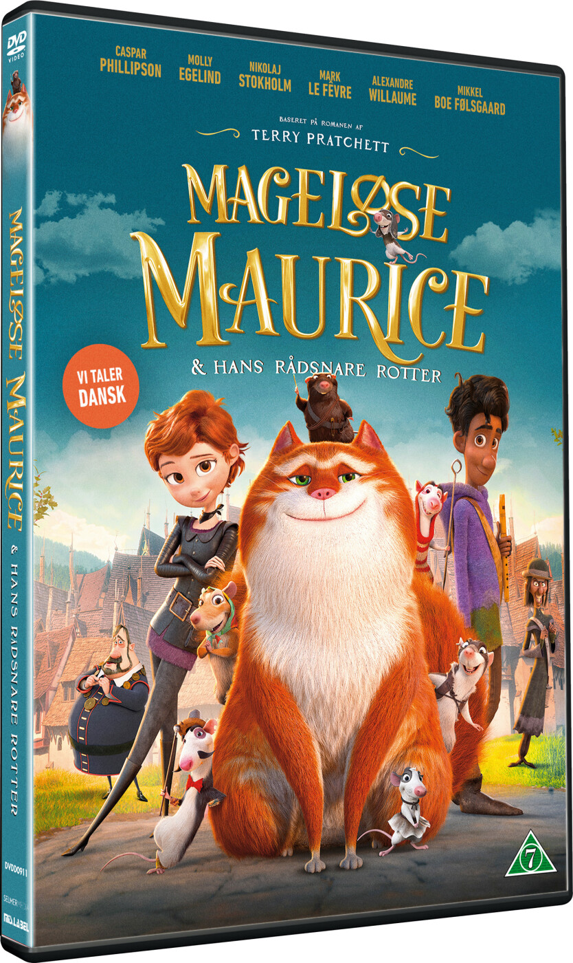 Mageløse Maurice Og Hans Rådsnare Rotter / The Amazing Maurice - DVD - Film