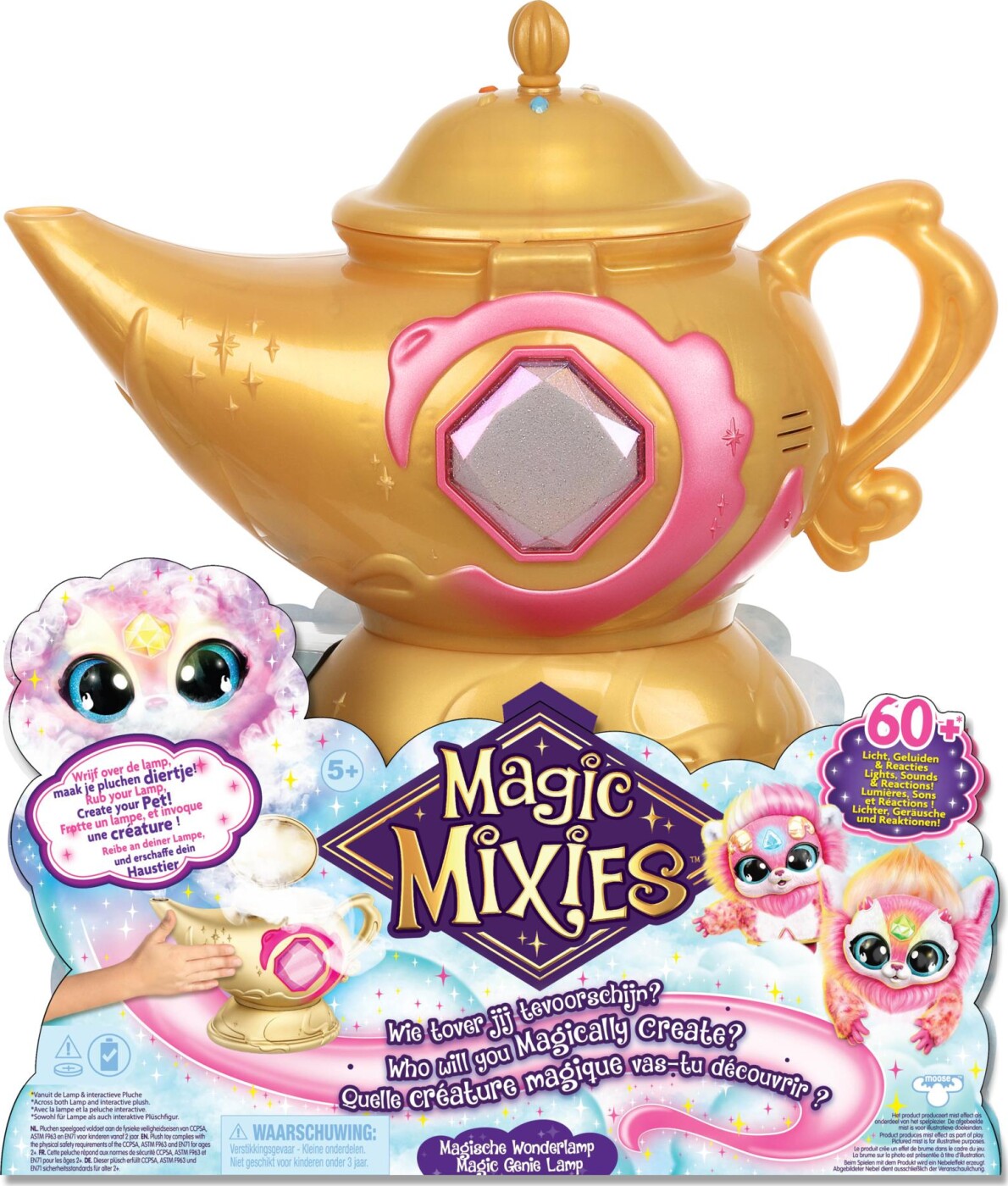Billede af Magic Mixies - Genie Lamp - Magisk Lampeånd - Pink - Series 3