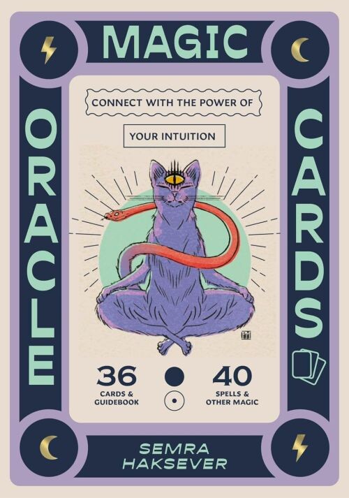 Magic Oracle Cards: 36-card Oracle Deck And Guidebook: Connect With The Power Of Your Intuition - Semra Haksever - English Book