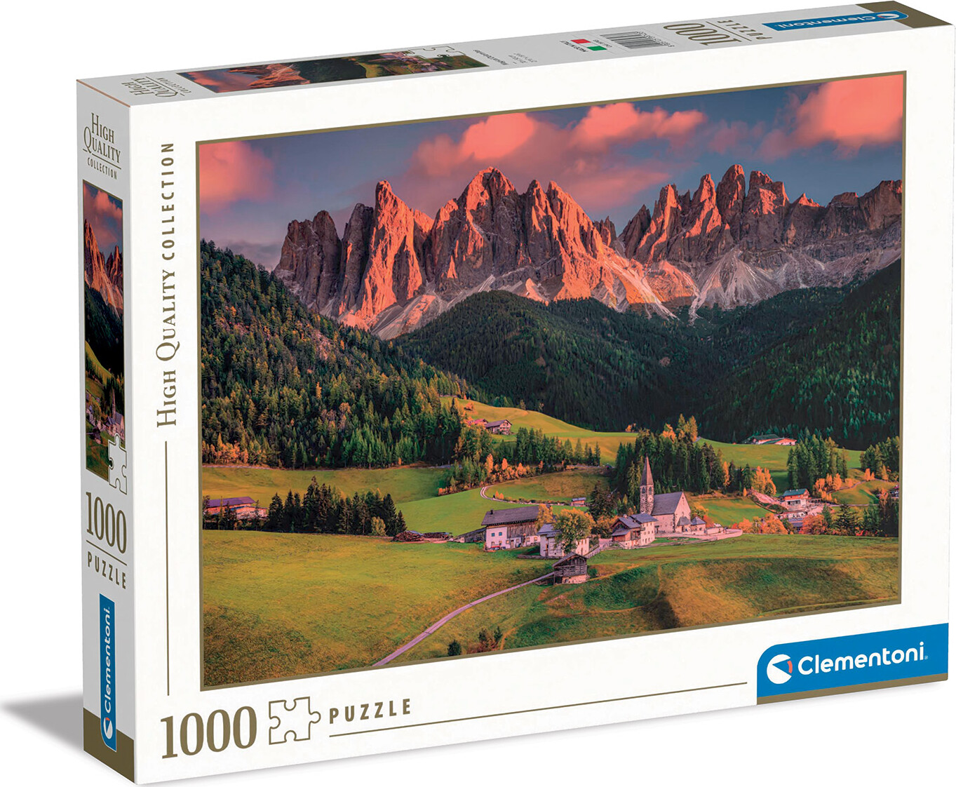 Clementoni Puslespil - Dolomites - High Quality - 1000 Brikker