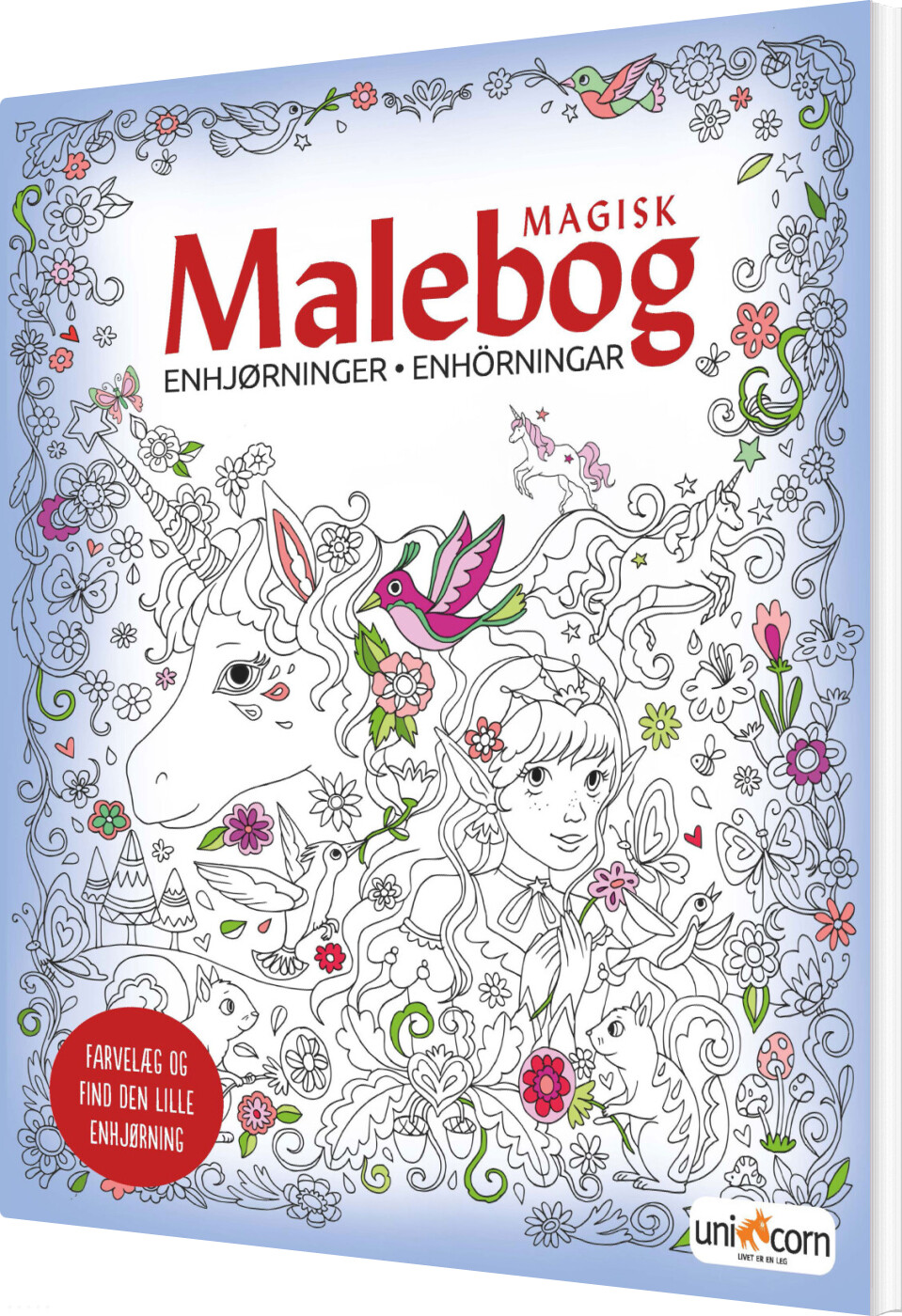 Magisk Malebog Enhjørninger - Paperback Bog - Gucca.dk