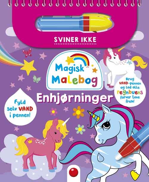 Magisk Malebog: Enhjørninger - Bog