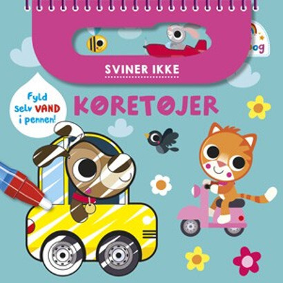 Billede af Magisk Malebog For De Mindste: Køretøjer - Diverse - Bog