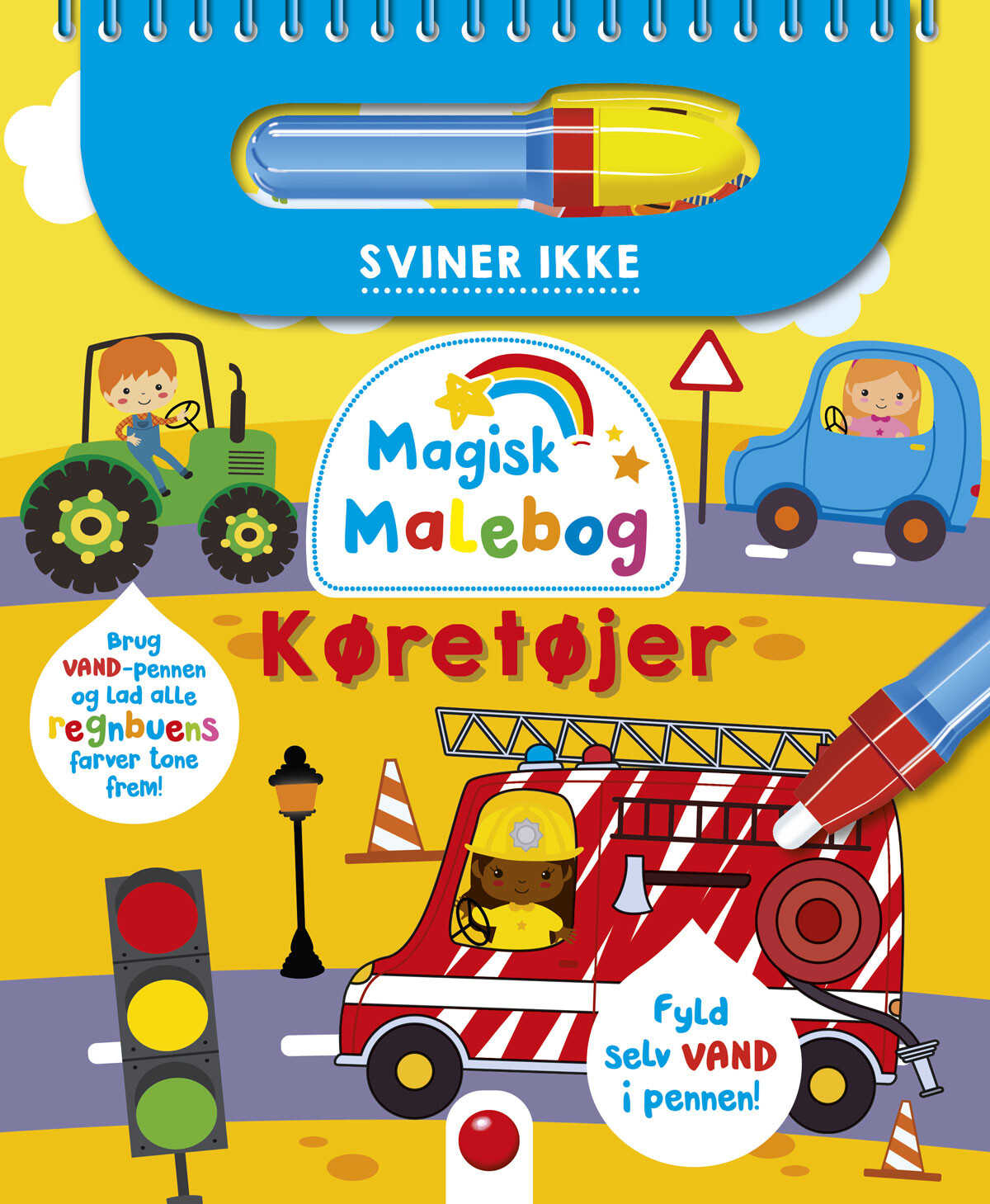 Billede af Vand Malebog - Mal Med Vand - Køretøjer - Diverse - Bog