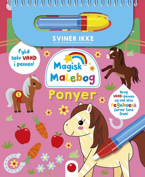 Billede af Magisk Malebog: Ponyer - Diverse - Bog
