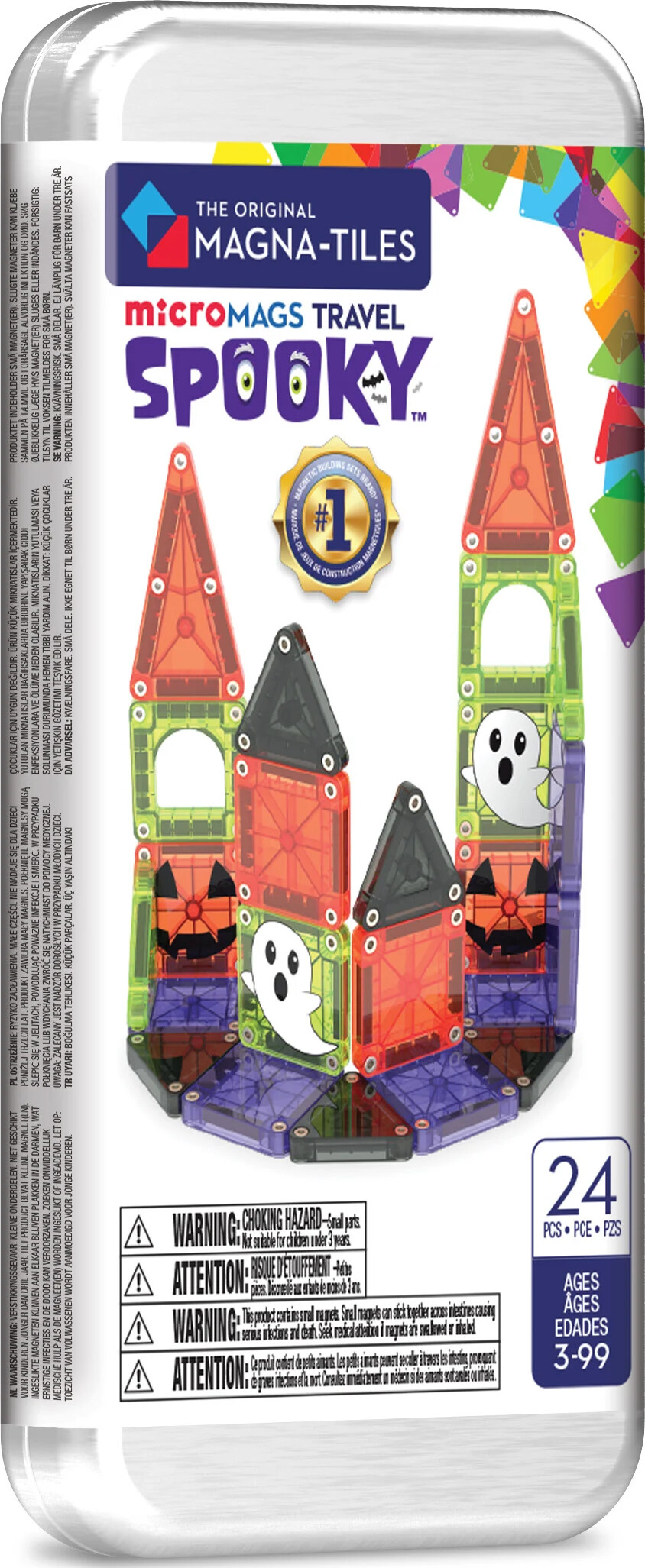 Magna Tiles - Rejsesæt Spøgelseshus 24 Dele