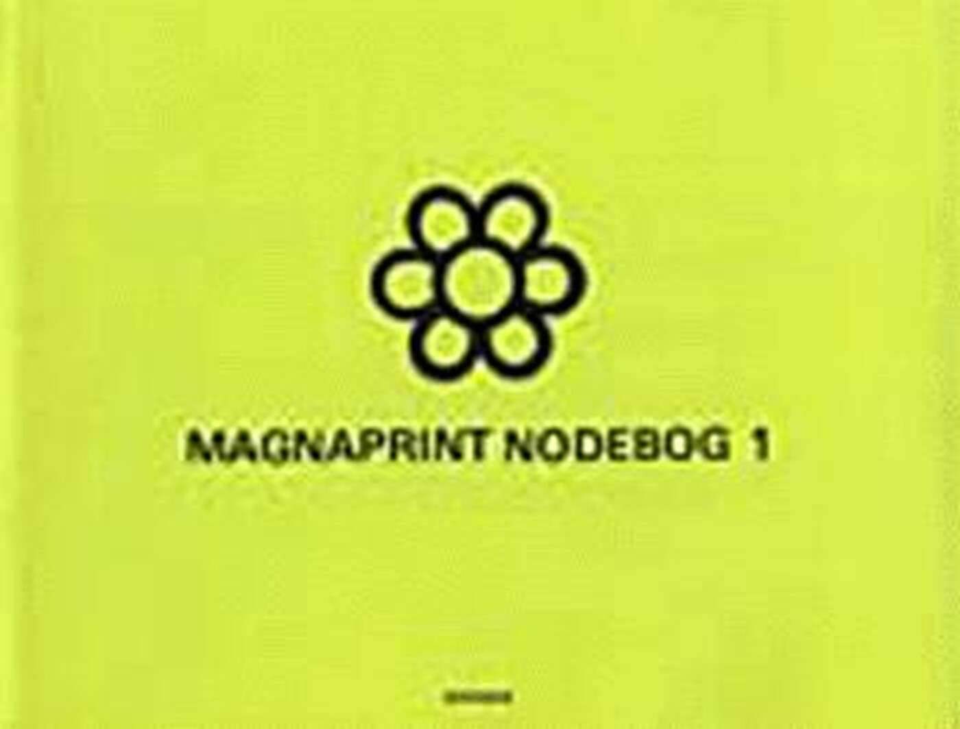 8: Magnaprint Nodebog 1 (grøn) - Diverse - Bog