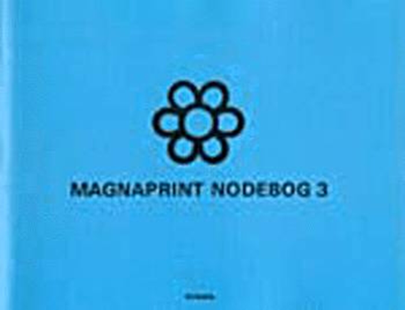 7: Magnaprint Nodebog 3 (blå) - Diverse - Bog
