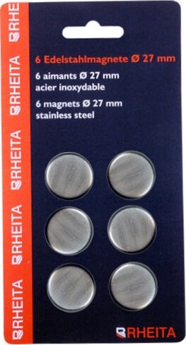 Magnet Super 27 Mm 6 Stk På Blister - Rheita