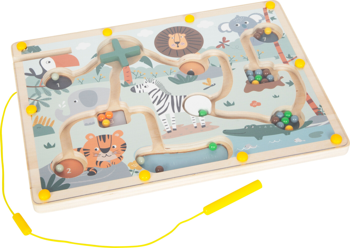 Magnetisk Labyrint Spil - Safari - Small Foot