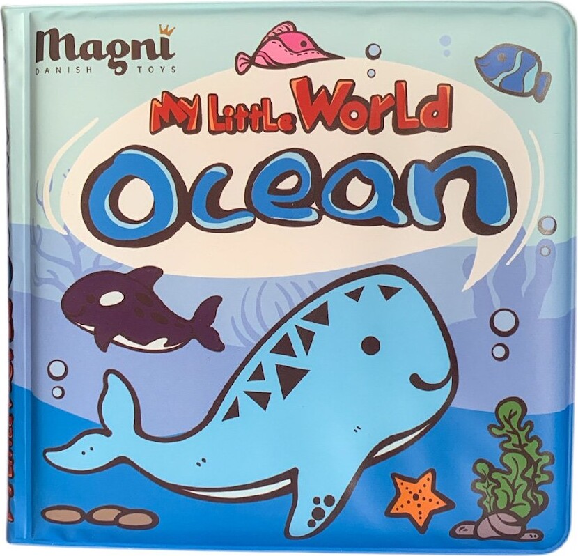 Magni - Badebog Med Farvlægning, Havdyr - Bog