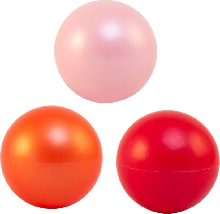 Magni - Bolde 3 Stk Med ø 9 Cm - Rød - Lyserød Og Orange
