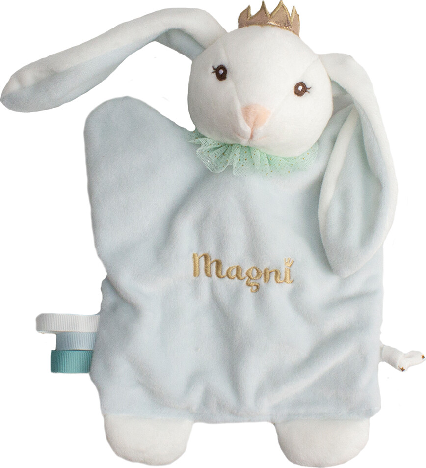 Magni - Kanin Hånddukke - 25 Cm