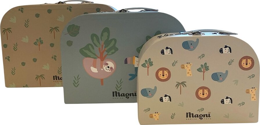 Magni - 3-i-1 Legekuffert Sæt Til Børn