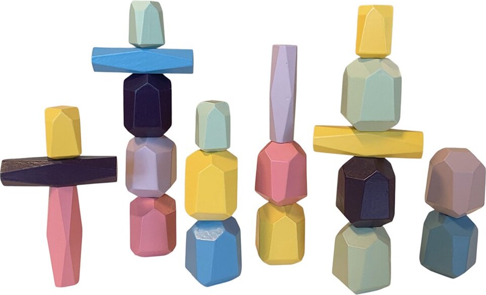 Magni - Montessori Balanceklodser Til Børn - Træ