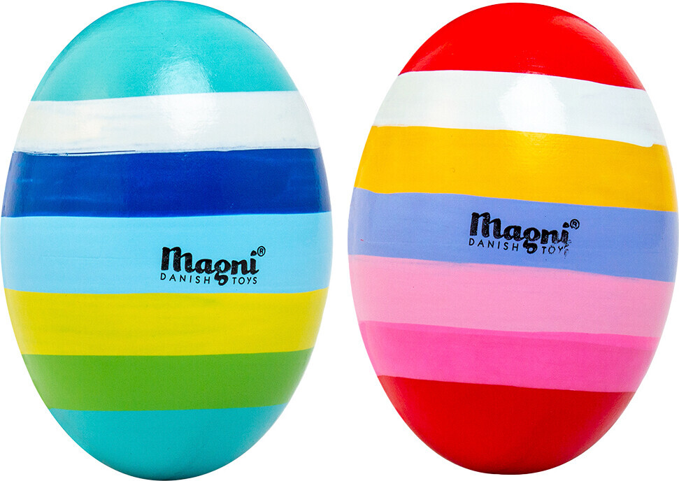 Magni - Rasleæg Med Striber - 2 Assortere