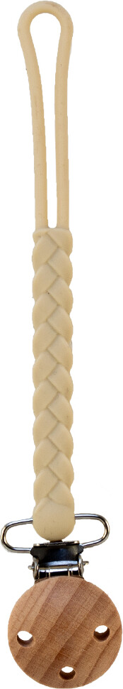 Magni | Suttekæde i LFGB silikone med clips. beige
