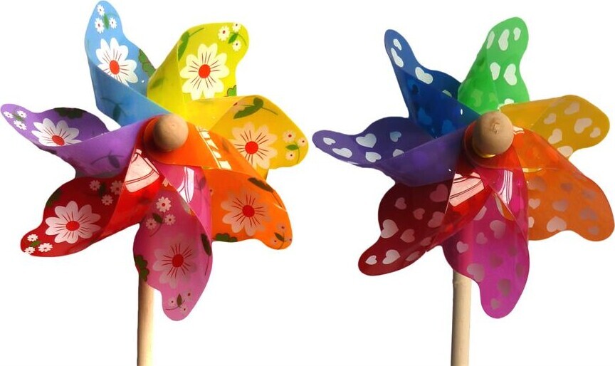 Magni - Vindmølle Med Hjerter Og Blomste