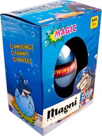 Magni - Voksende æg Med Haj - 6,5x5 Cm