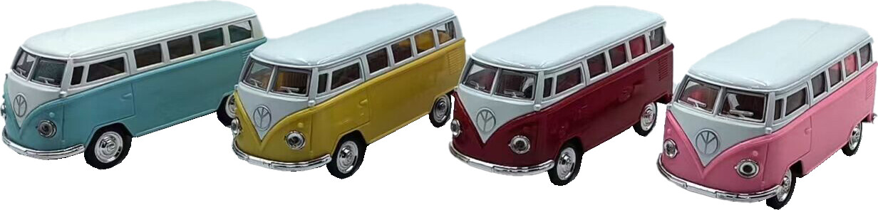 Magni - Vw Bus Original - Die-cast Metal - Assorteret