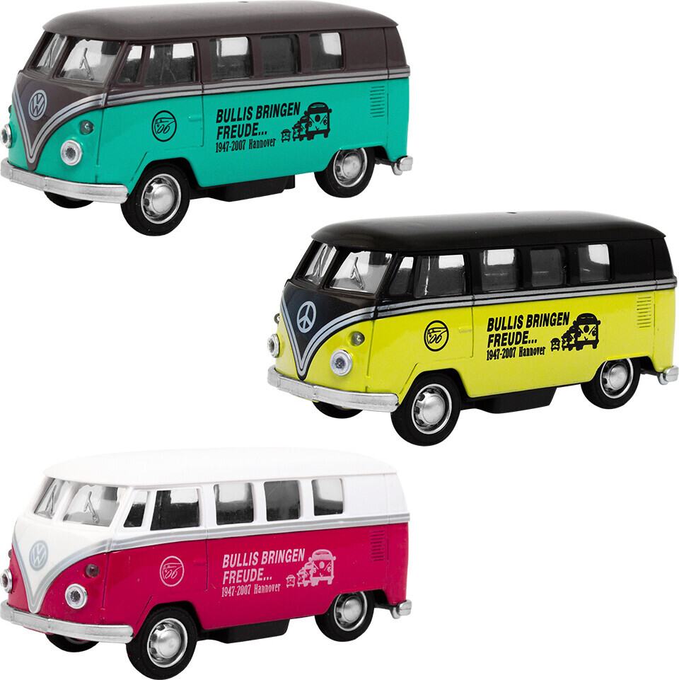 Magni - Vw Folkevogn Bus Med Pull-back