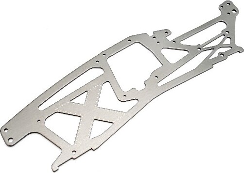 Main Chassis 2.5mm (savage X/grey/left - Hp73961 - Hpi Racing