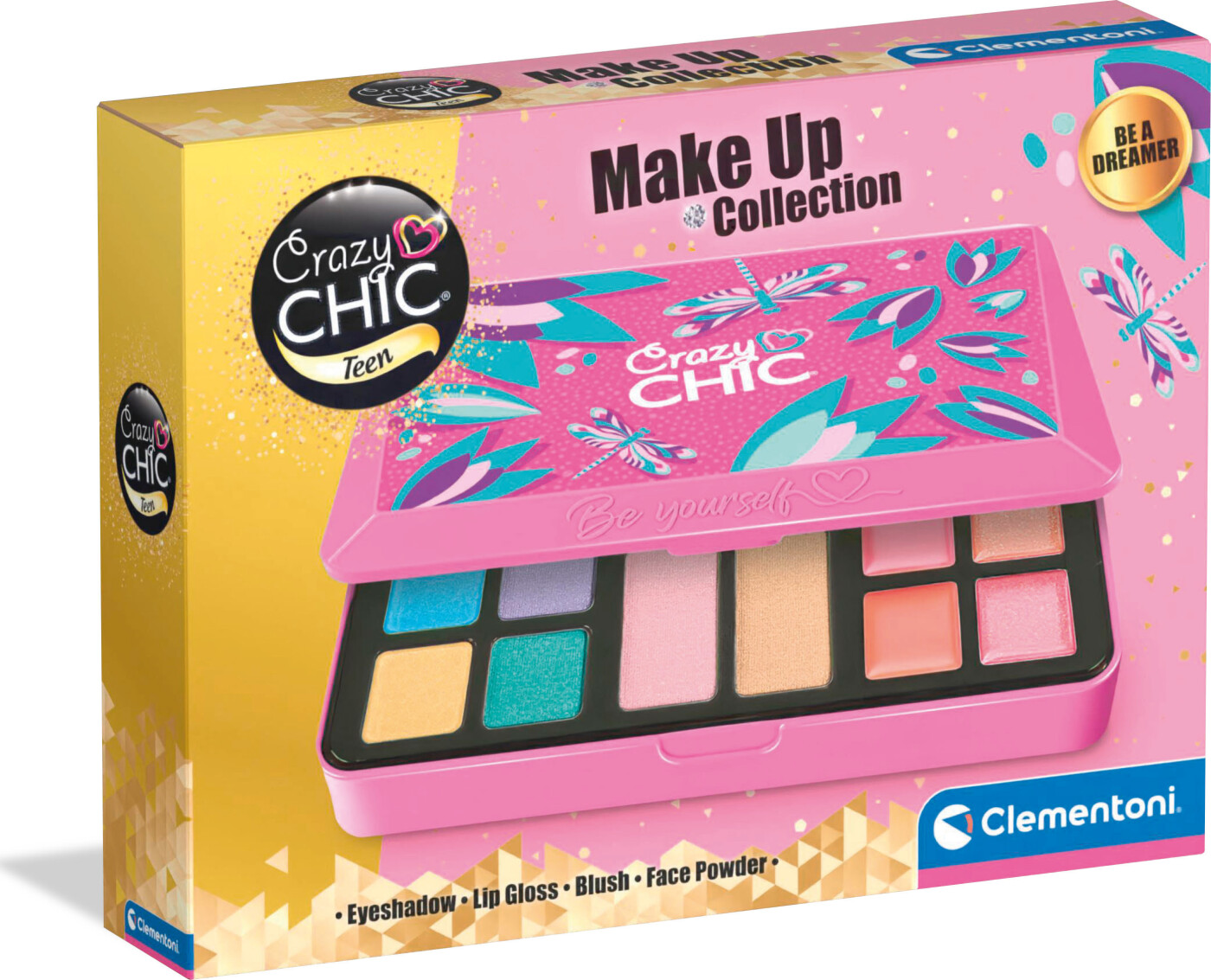 Crazy Chic - Makeup Sæt Til Børn - Be A Dreamer - Clementoni