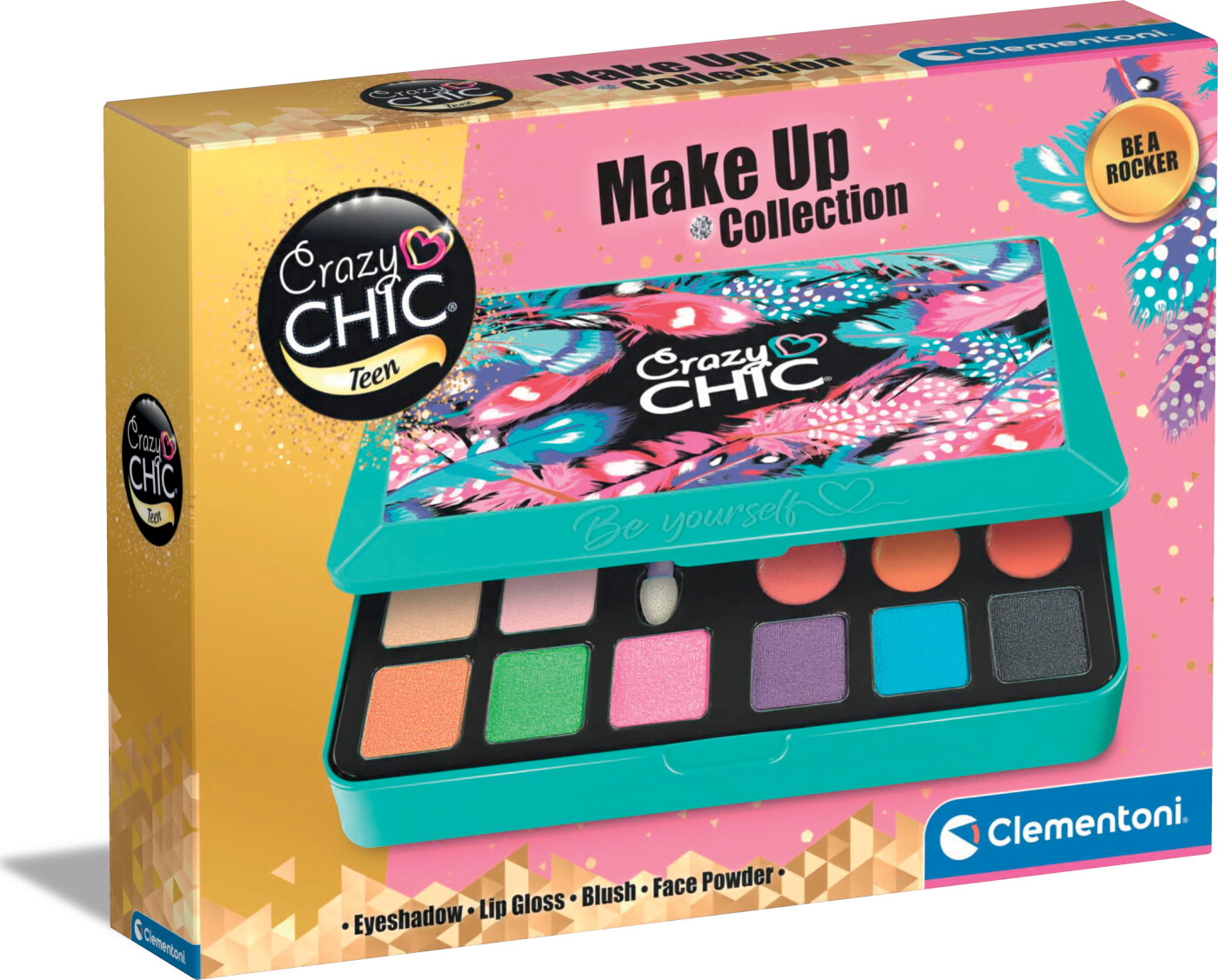 Crazy Chic - Makeup Sæt Til Børn - Be A Rocker - Clementoni