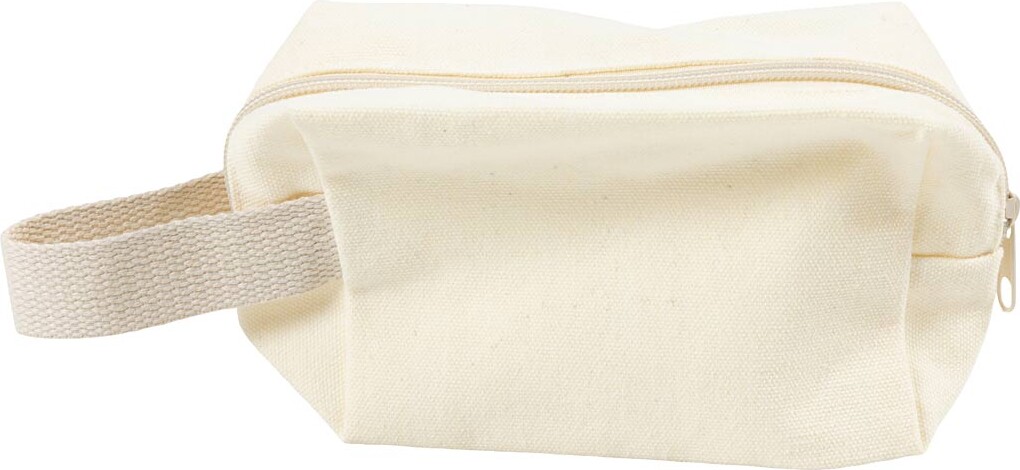 Makeup Pung - H 10 Cm - D 5 Cm - B 14 Cm - Lys Natur - 1 Stk.