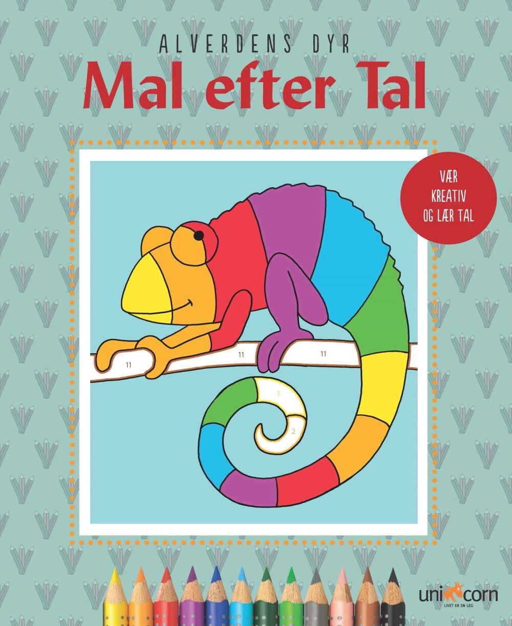 Billede af Mal Efter Tal - Alverdens Dyr - Diverse - Bog