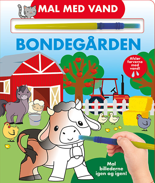 Billede af Mal Med Vand - Bondegården - Farvelæg Igen Og Igen - Diverse - Bog