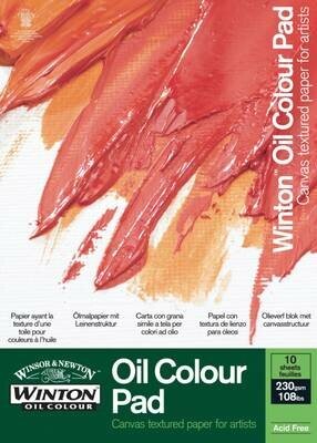 Winsor & Newton - Blok Til Oliemaling - 31x23 Cm - 10 Ark