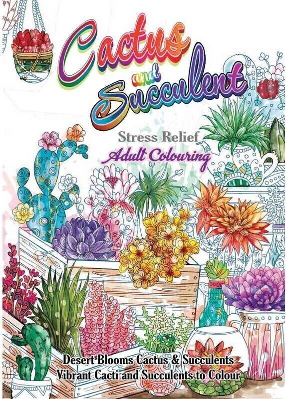 Malebog A4 Cactus & Succulent 32 Sider - Bog