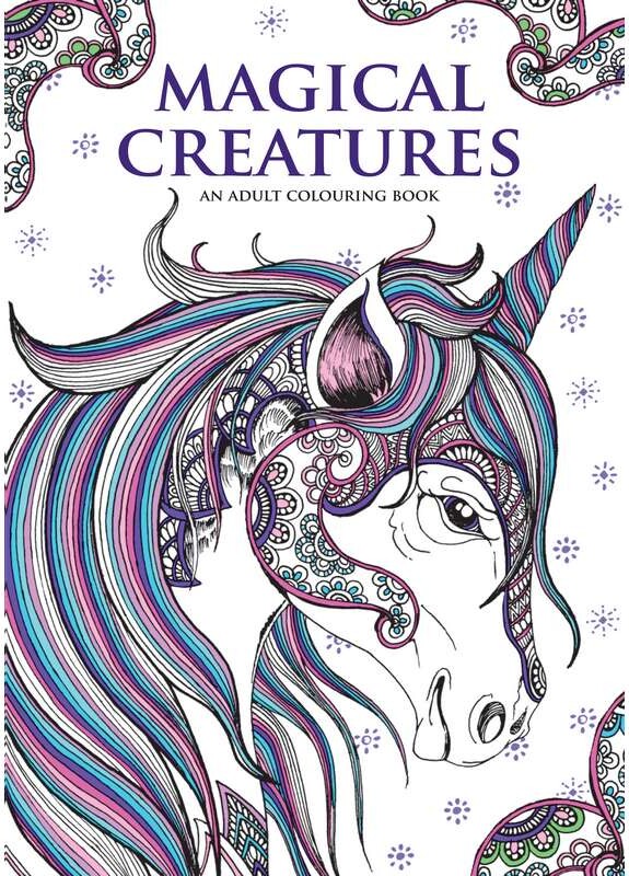 Malebog A4 Magical Creatures 32 Sider - Bog billede